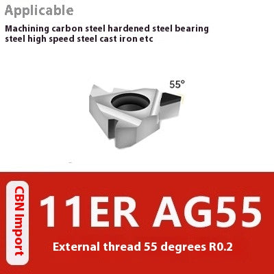 1160-Korea Imported Diamond Threaded Diamond Inserts 16ER/IR A55 AG60PCD Gemstone External Threaded Cutter Grain Shandong Denso Pricision Tools Co.,Ltd.